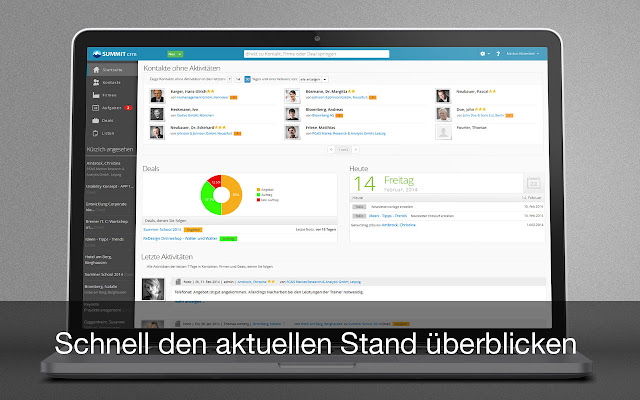 SummitCRM  from Chrome web store to be run with OffiDocs Chromium online