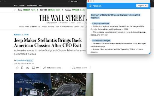 SumPage  from Chrome web store to be run with OffiDocs Chromium online