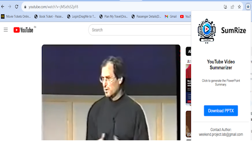 SumRize  from Chrome web store to be run with OffiDocs Chromium online
