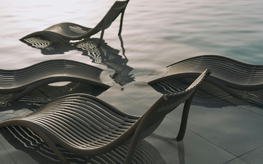 Sun Loungers in the Pool  from Chrome web store to be run with OffiDocs Chromium online