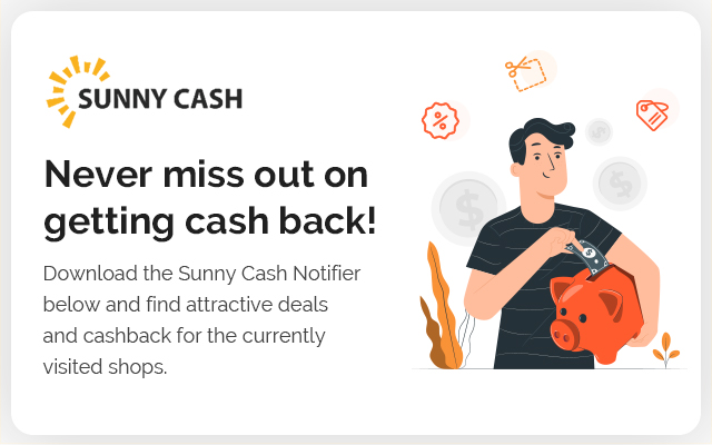 SunnyCash™ Cashback  Deal Service  from Chrome web store to be run with OffiDocs Chromium online