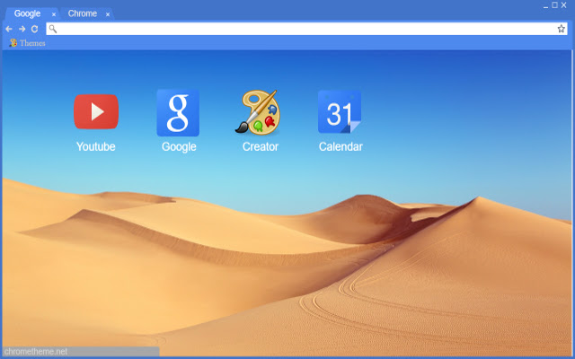 Sunny Desert uit de Chrome-webwinkel voor gebruik met OffiDocs Chromium online