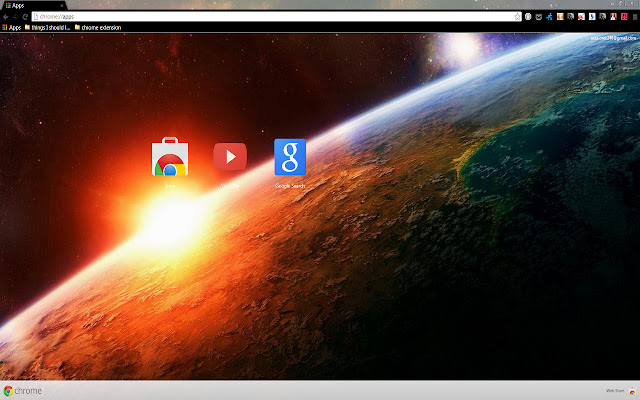Sunrise From Space  from Chrome web store to be run with OffiDocs Chromium online