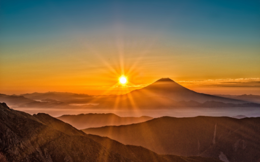 Sunrise Over Fujis Majestic Peak  from Chrome web store to be run with OffiDocs Chromium online