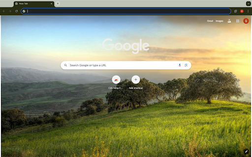 sunset and hills  from Chrome web store to be run with OffiDocs Chromium online