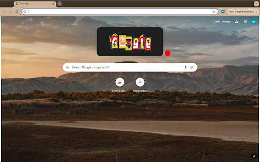sunset and mountains  from Chrome web store to be run with OffiDocs Chromium online