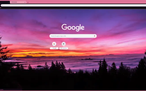 Sunset at the Mountains  from Chrome web store to be run with OffiDocs Chromium online
