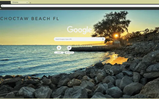 Sunset in Choctaw Beach Florida  from Chrome web store to be run with OffiDocs Chromium online