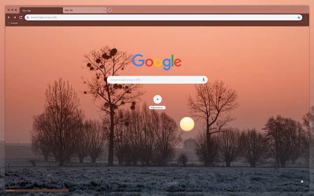 Sunset in the fog  from Chrome web store to be run with OffiDocs Chromium online
