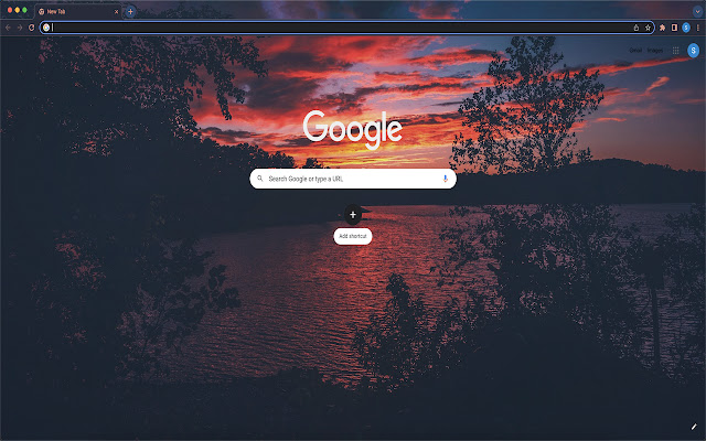 Sunset Lake Theme  from Chrome web store to be run with OffiDocs Chromium online