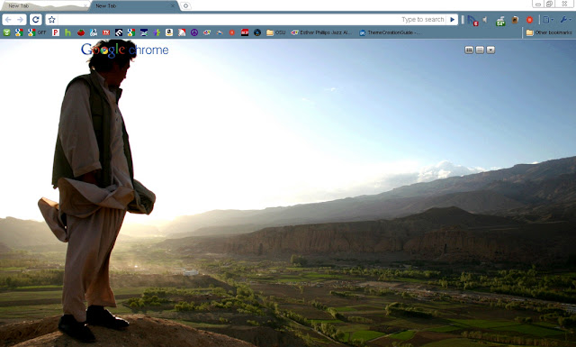 Tema Sunset Over Afghanistan dal negozio web di Chrome da eseguire con OffiDocs Chromium online