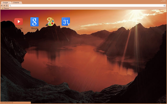 Sunset Over The Mountains Theme 1920x1080  from Chrome web store to be run with OffiDocs Chromium online