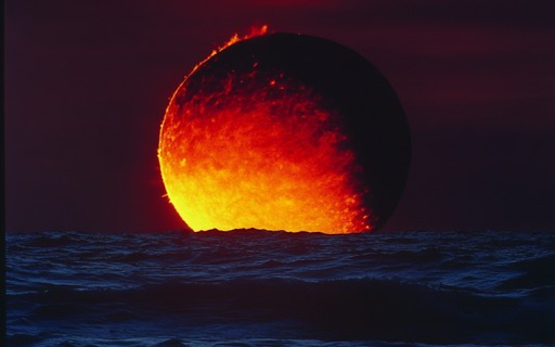 Sunset Over the Ocean  from Chrome web store to be run with OffiDocs Chromium online