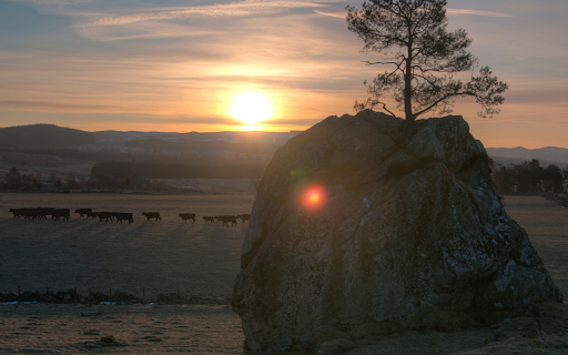 Sunset Over the Pasture  from Chrome web store to be run with OffiDocs Chromium online
