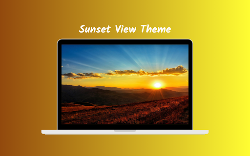 Sunset View Theme  from Chrome web store to be run with OffiDocs Chromium online