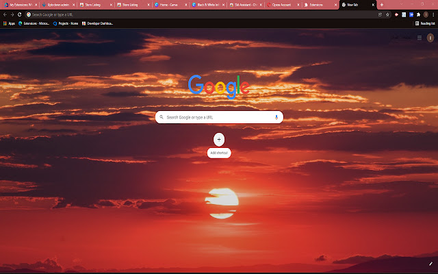 Sunset Wallpapers Theme  from Chrome web store to be run with OffiDocs Chromium online