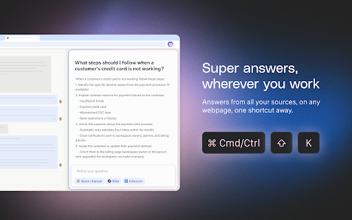 Super by Slite  from Chrome web store to be run with OffiDocs Chromium online