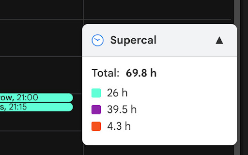 Supercal  from Chrome web store to be run with OffiDocs Chromium online