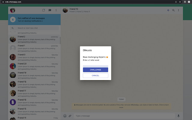 Superchat  from Chrome web store to be run with OffiDocs Chromium online