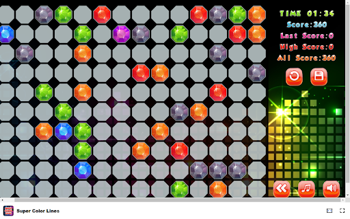 Super Color Lines Game Align Jewels and Master Match 5 Puzzles!  from Chrome web store to be run with OffiDocs Chromium online