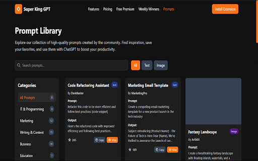 superkingtoolsgpt  from Chrome web store to be run with OffiDocs Chromium online