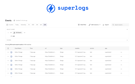 Superlogs  from Chrome web store to be run with OffiDocs Chromium online