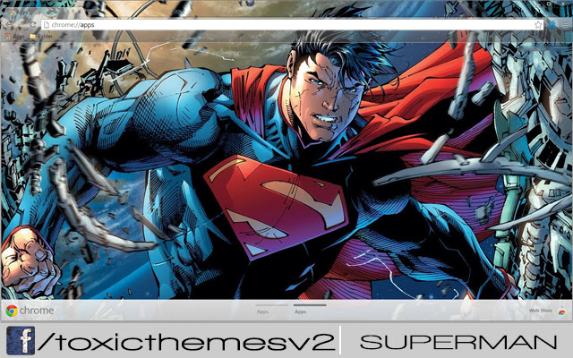 Superman Justice League  from Chrome web store to be run with OffiDocs Chromium online