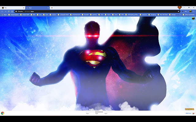 Superman Rising  from Chrome web store to be run with OffiDocs Chromium online