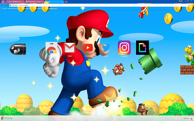 Super Mario Bros | Mario Vs Goombas GAME 2018  from Chrome web store to be run with OffiDocs Chromium online