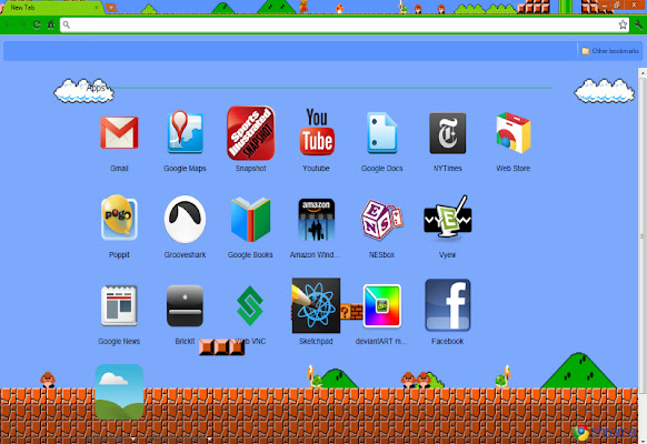 Super Mario Bros Widescreen  from Chrome web store to be run with OffiDocs Chromium online