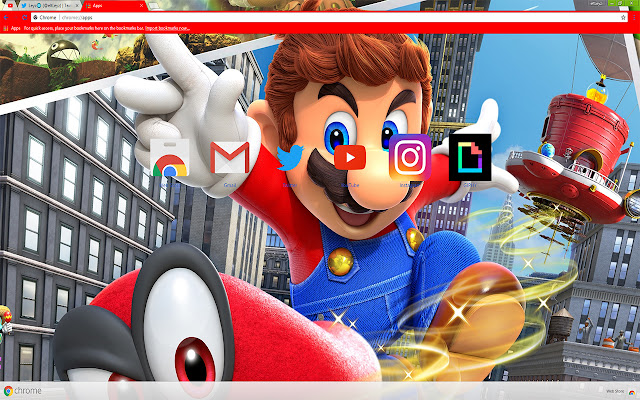 Super Mario Odyssey | Mario Cappy 1600X900 mula sa Chrome web store na tatakbo sa OffiDocs Chromium online