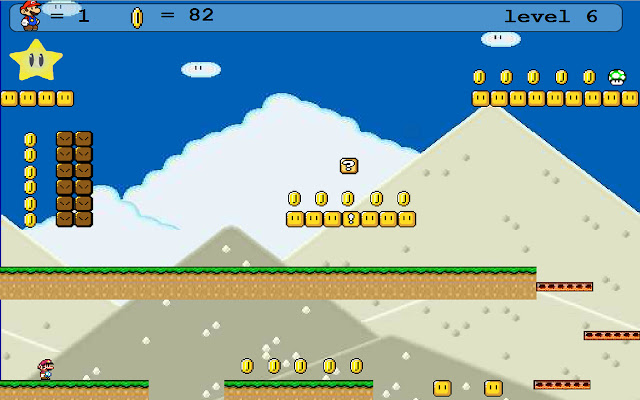 Chrome ウェブストアの Super Mario Star Catcher 2 を OffiDocs Chromium online で実行