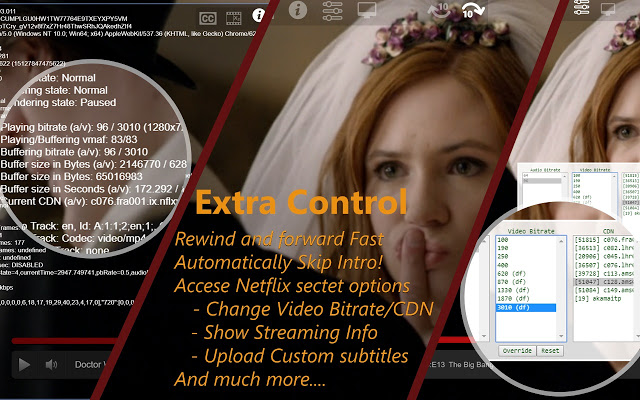 Super Netflix จาก Chrome เว็บสโตร์ที่จะรันด้วย OffiDocs Chromium ออนไลน์