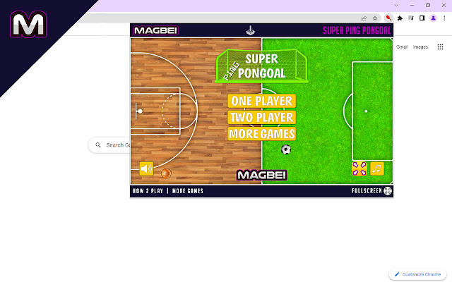 Super Ping Pongoal Game Runs Offline  from Chrome web store to be run with OffiDocs Chromium online