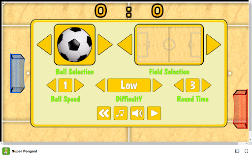 Super PonGoal Game Master the Fusion of Ping Pong and Football!  from Chrome web store to be run with OffiDocs Chromium online