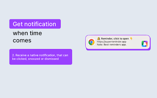 SuperReminder Reminder of websites  from Chrome web store to be run with OffiDocs Chromium online