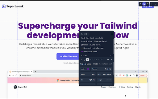 Supertweak  from Chrome web store to be run with OffiDocs Chromium online