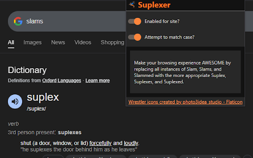 Suplexer  from Chrome web store to be run with OffiDocs Chromium online