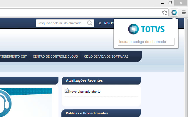 Suporte TOTVS  from Chrome web store to be run with OffiDocs Chromium online