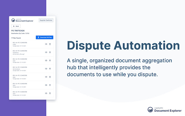 SupplyPike Document Assistant  from Chrome web store to be run with OffiDocs Chromium online