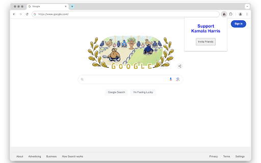 Support Kamala Harris  from Chrome web store to be run with OffiDocs Chromium online