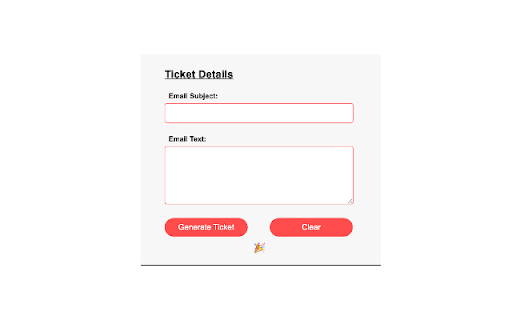 Support Ticket Tool  from Chrome web store to be run with OffiDocs Chromium online