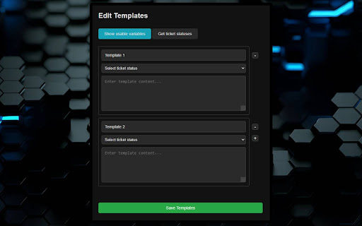 Support Tools  from Chrome web store to be run with OffiDocs Chromium online