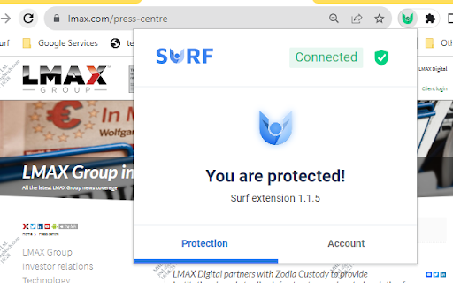 Surf Security 200  from Chrome web store to be run with OffiDocs Chromium online