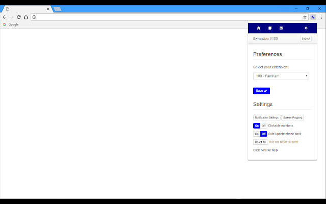 Surftec Phone for Chrome™  from Chrome web store to be run with OffiDocs Chromium online