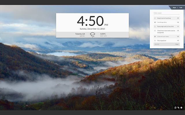 Surge Material New Tab  from Chrome web store to be run with OffiDocs Chromium online