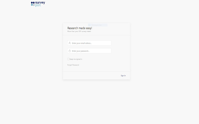 Survey Port Screen Sharing Extension  from Chrome web store to be run with OffiDocs Chromium online