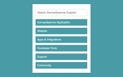 SurveySparrow Assistant  from Chrome web store to be run with OffiDocs Chromium online