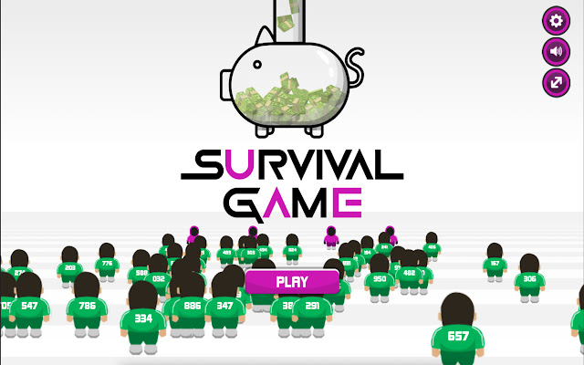 Survival Squid Game  from Chrome web store to be run with OffiDocs Chromium online