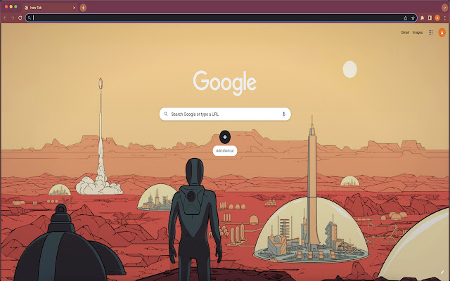 Surviving Mars Theme  from Chrome web store to be run with OffiDocs Chromium online